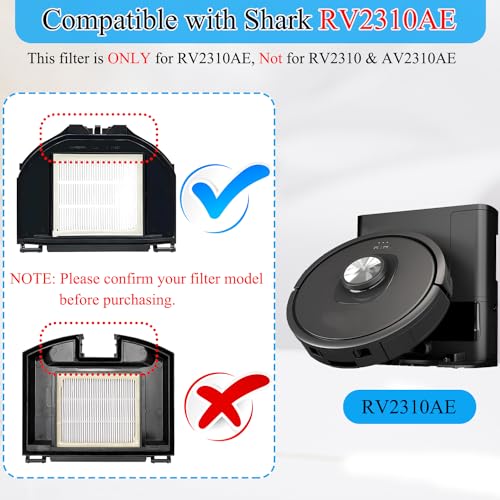 RV2310AE Replacement Parts for Shark RV2310AE Matrix Robot Vacuum Cleaner (13 Count)