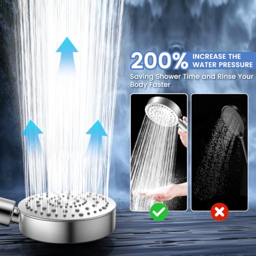 Filtered Shower Head with Handheld