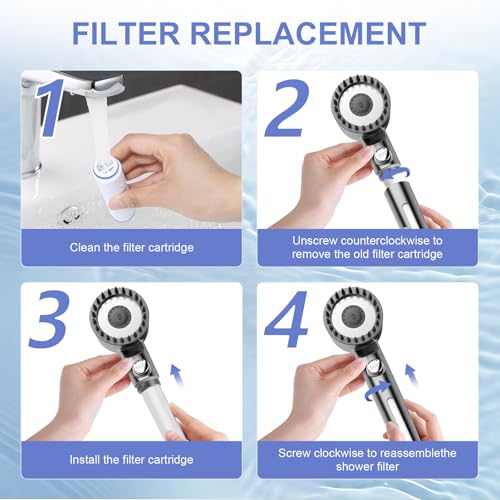 Upgraded Shower Filter for Handheld Shower Head