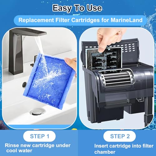12 PCS Aquarium Filter Cartridge Filters (12 Count)