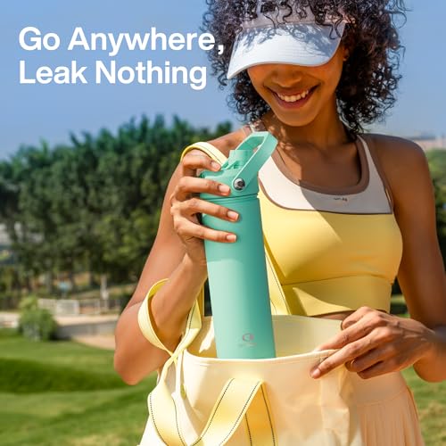 Insulated Water Bottle with Straw Stainless Steel Water Bottle