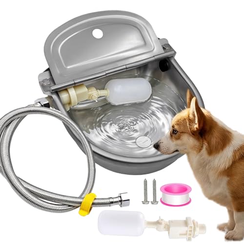 Automatic Water Dispenser for Dog Water Bowl Dispenser Large Size Stainless
