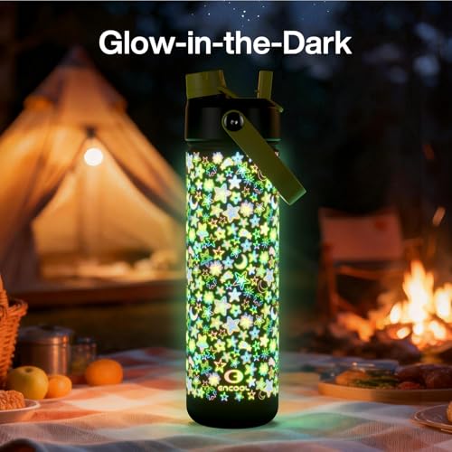 Insulated Water Bottle with Straw Stainless Steel Water Bottle