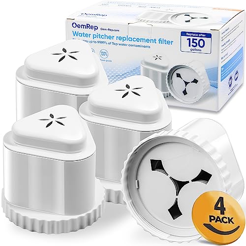 4Pack Replacement Filter for EPIC Water Filter Pitcher (4 Count)