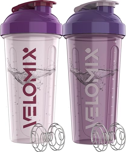 2 Pack 28oz Protein Shaker Bottle for Protein Mixes (2 Count)