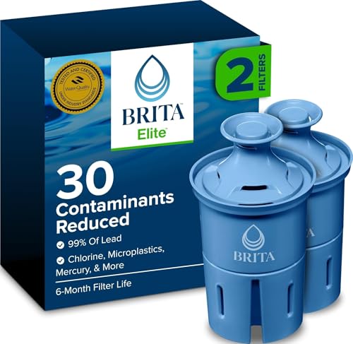 Elite Water Filter Replacements for Pitchers and Dispensers (2 Count)