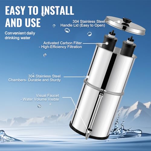 Gravity fed Water Filter System