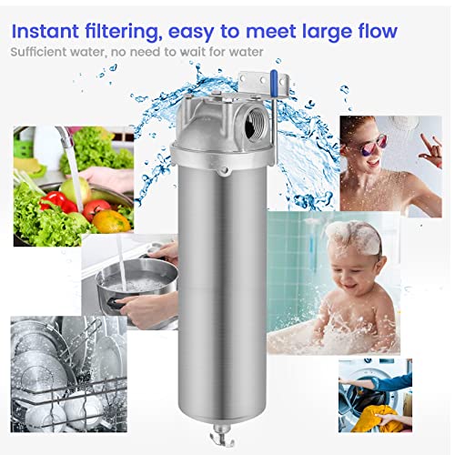 NSF ANSI 42 Stainless Steel Whole House Water Filter Housing