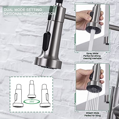 Pull Down Kitchen Faucet