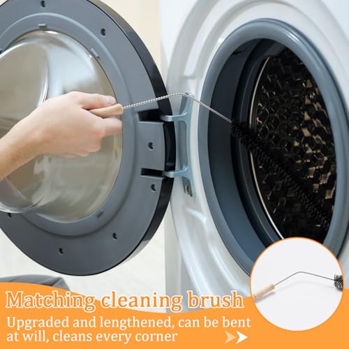 2 Pcs 5231el1003b Dryer Lint Filter Replacement with Felt Seal Vent Cleaner Brush Compatible with Kenmore