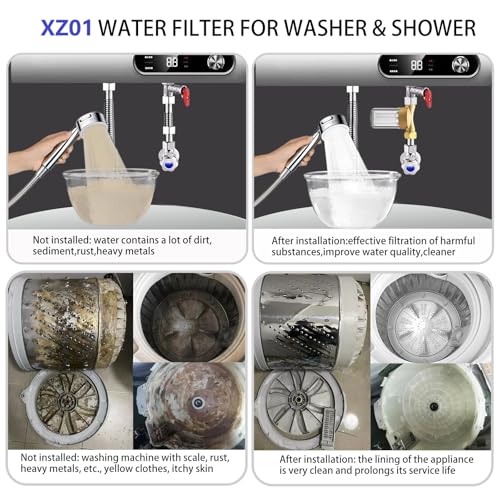 XZ01 Reusable Brass Washing Machine Water Filter