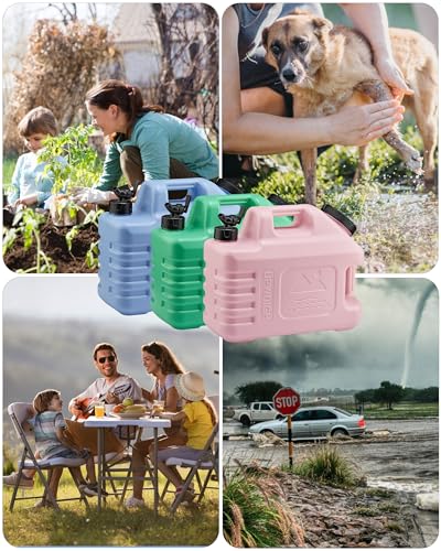 5 Gallon Camping Water Jug with Spigot (3 Count)