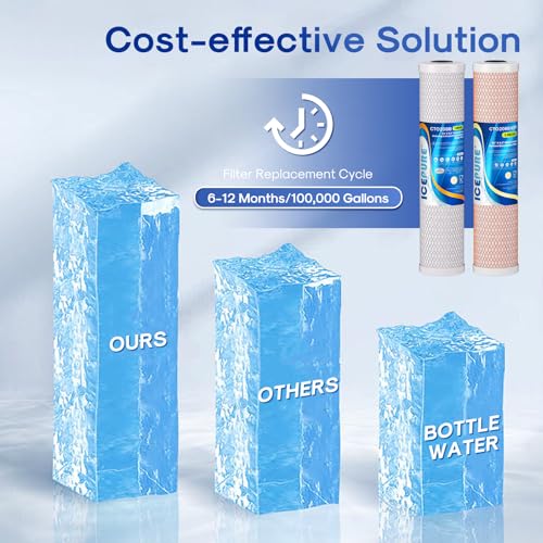 2 Stage 20" x 4.5" Whole House Water Filter Combo Set (2 Count)