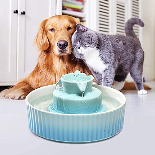2.1L Ceramic Cat Water Fountain