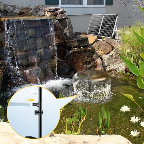 40W Solar Pond Pump with Filter Kit