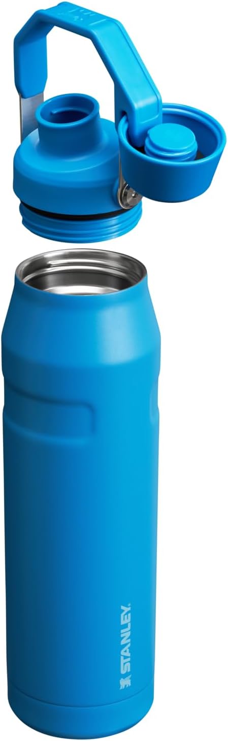 Stanley IceFlow Fast Flow Water Bottle | Angled Spout Lid | Lightweight & Leakproof for Travel & Sports | Insulated Stainless Steel | BPA-Free
