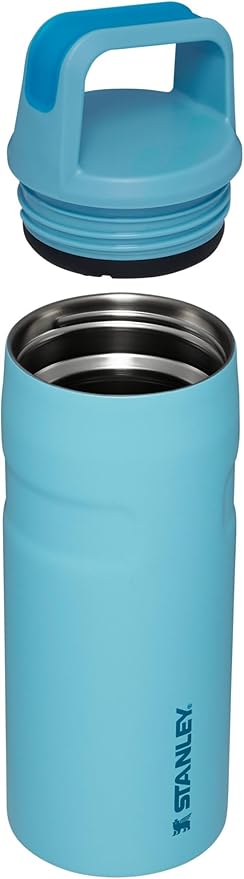 Stanley IceFlow Cap and Carry Water Bottle | Wide Mouth Twist Lid | Lightweight & Leakproof for Travel & Sports | Insulated Stainless Steel | BPA-Free