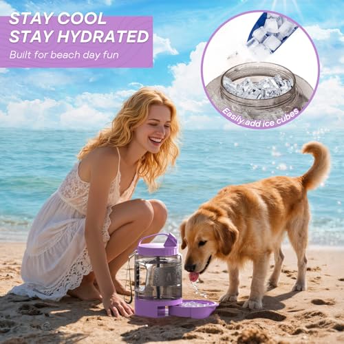 Dog Water Bottle Portable Travel (77 Fl Oz)