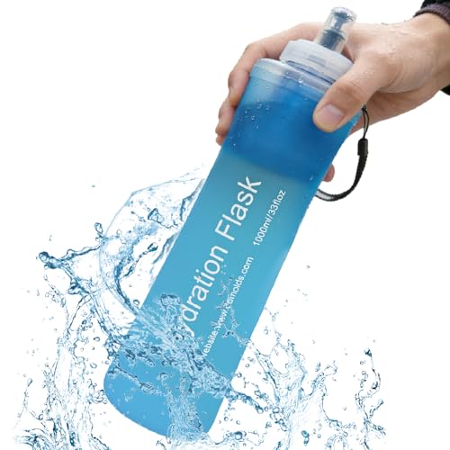 Collapsible Water Bottle with Filter for Hiking Travel