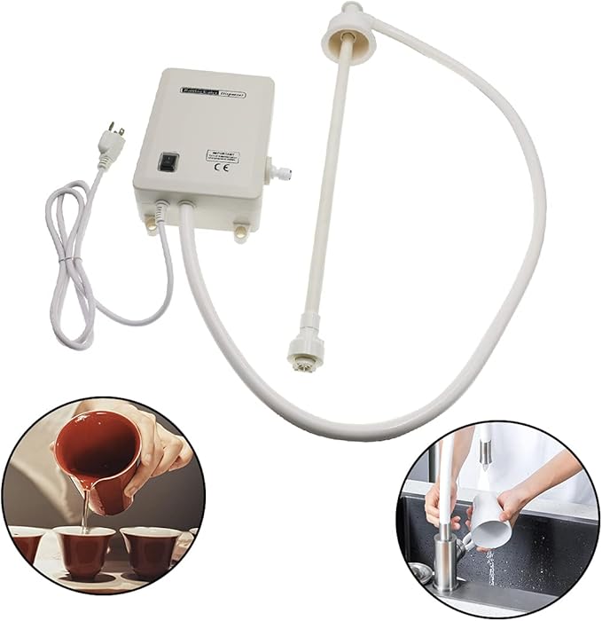 Bottled Adjustable Drinking Water Pump System Single-Tube Power 25W, Bottled Water Dispensing 2L Flow Electric Water Pump for 5 Gallon Bottle Water for Coffee,Refrigerators,Ice Maker,Faucet