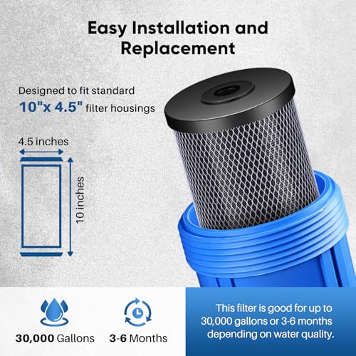 1 Micron Coconut Shell Water Filter Cartridge