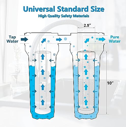 External RV Dual Replacement Water Filters