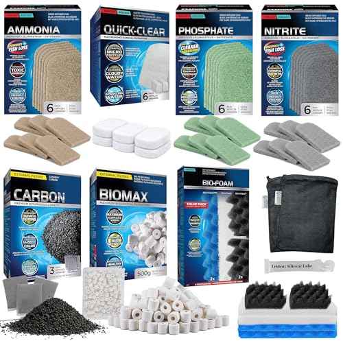36 Pcs 406 407 Filter Media Canister Filter Maintenance & Replacement Filter Media Kit