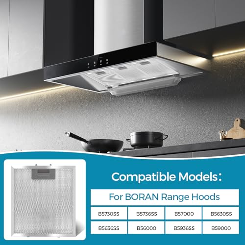 Range Hood Filter Replacement 10.25x9x0.35Inch (2 Count)