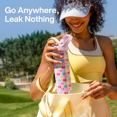 Insulated Water Bottle with Straw Stainless Steel Water Bottle