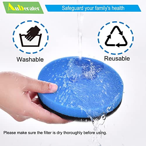 4 Sets Auberaler Filters Compatible With Bissell PowerForce 3334 PowerClean 2256K 2259 PowerEase 2253 22528 Cleanview Vacuum Cleaner 2254 2252 2258 2259 2260 2486 2488 (4 Count)