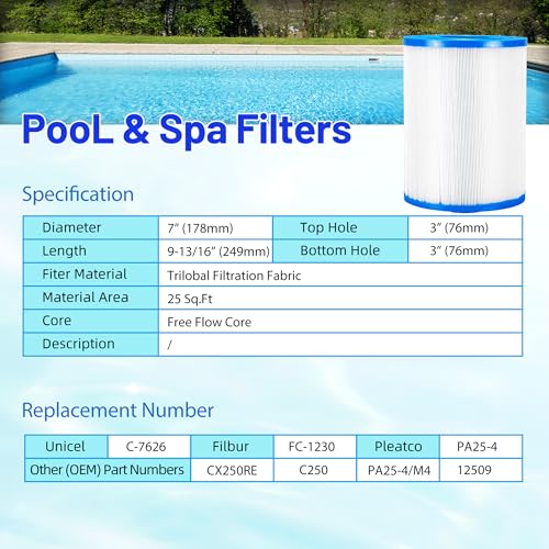 C 7626 Spa Filter Cartridge
