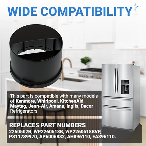 2 Pack] BlueStars 2260502B Refrigerator Water Filter Cap Fits Whirlpool (2 Count)
