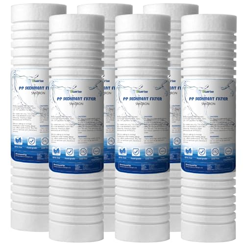 5 Micron 10" x 2.5" Water Filter (6 Count)