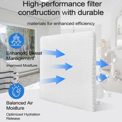 4Pack Mesh Replacement Filters Compatible with LEVOIT Superior 6000S Smart Evaporative Humidifier