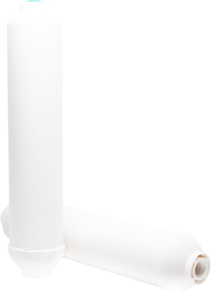 2-Pack Replacement for Compatible with APEC ROES-50 Inline Filter Cartridge - Universal 10-inch Cartridge Compatible with APEC ROES-50 - Essence 5-Stage 50 GPD Reverse Osmosis System - Denali Pure