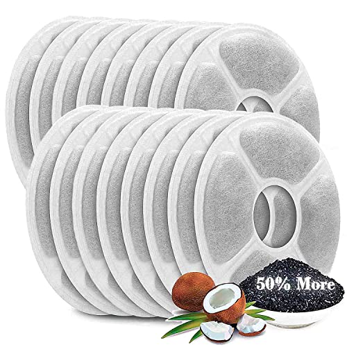 Cat Water Fountain Filters 16 Pack (16 Count)