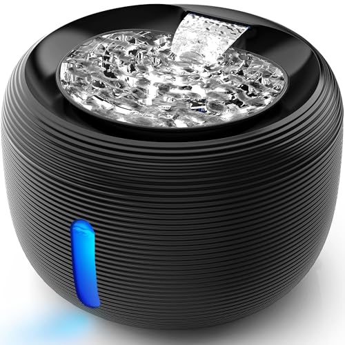 3.5L 118oz Large Capacity Cat Water Fountain for Cats Indoor FS77