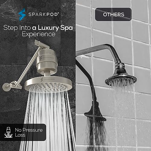 Filtered Shower Head & 11" Shower Arm