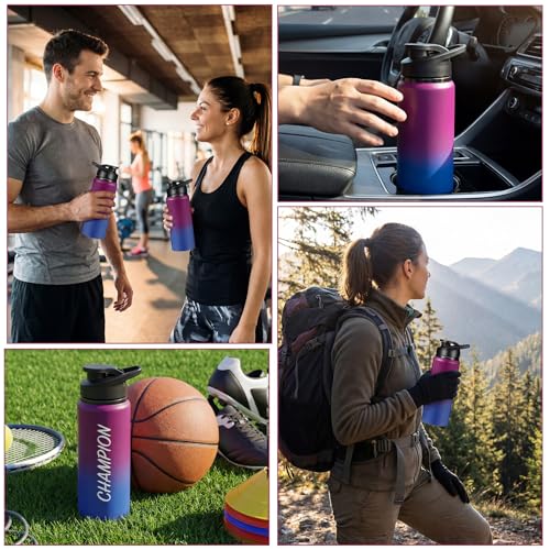 10 Pcs Aluminum Water Bottles (10 Count)