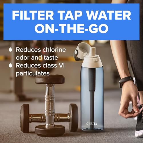 Hard Sided Plastic Premium Filtering Water Bottle
