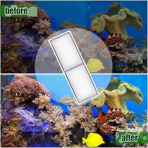4 Pcs Carbon Filter Foam Pad Compatible with U3 Filters Aquarium (4 Count)