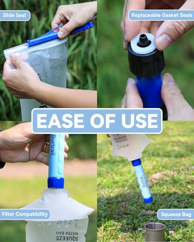 Squeeze Water Bag Compatible with Squeeze Water Filtration System (2 Count)