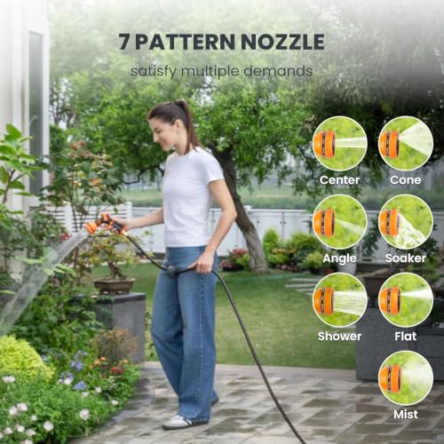 1 2" 130FT Garden Retractable Hose Reel Wall Mount Auto Rewind