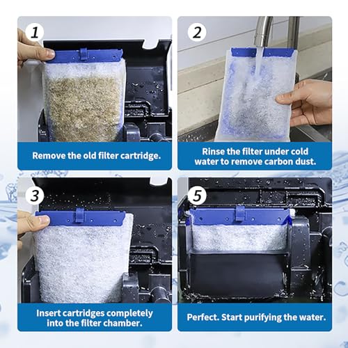 16 Count Large Filter Cartridges Compatible with Whisper Bio Bag Filters