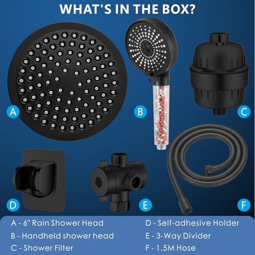Filtered Shower Head Set