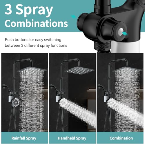 Magnetic Shower Head with Filters for Hard Water