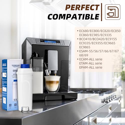 Coffee Machine Water Filter Compatible with Delonghi DLSC002 (2 Count)