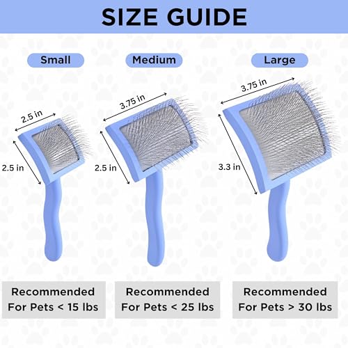 Small Curved Slicker Brush For Dogs