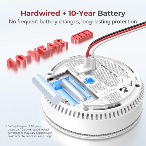 Siterlink Hardwired Smoke Detector and Carbon Monoxide Detector 4 Pack