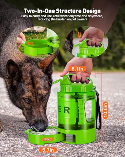 Portable Dog Water Bottle Bowl